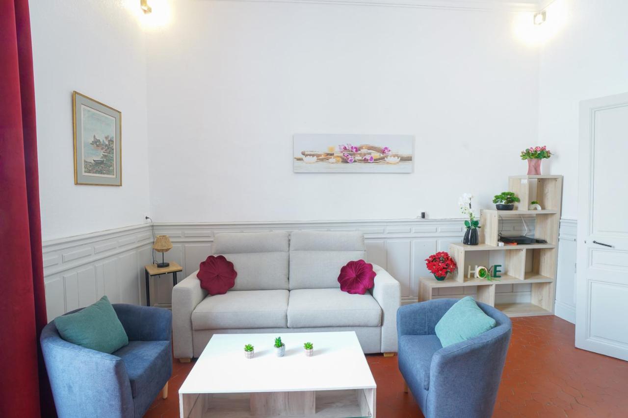 Appartement Du Forum,La Gare, 50 M2 , Climatisation, Garage, Cour Narbonne Luaran gambar