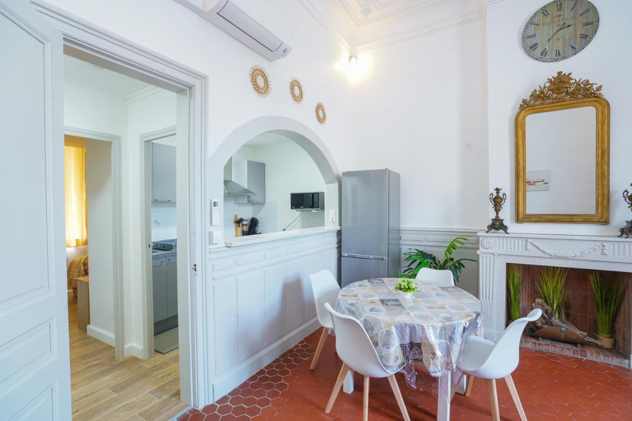 Appartement Du Forum,La Gare, 50 M2 , Climatisation, Garage, Cour Narbonne Luaran gambar