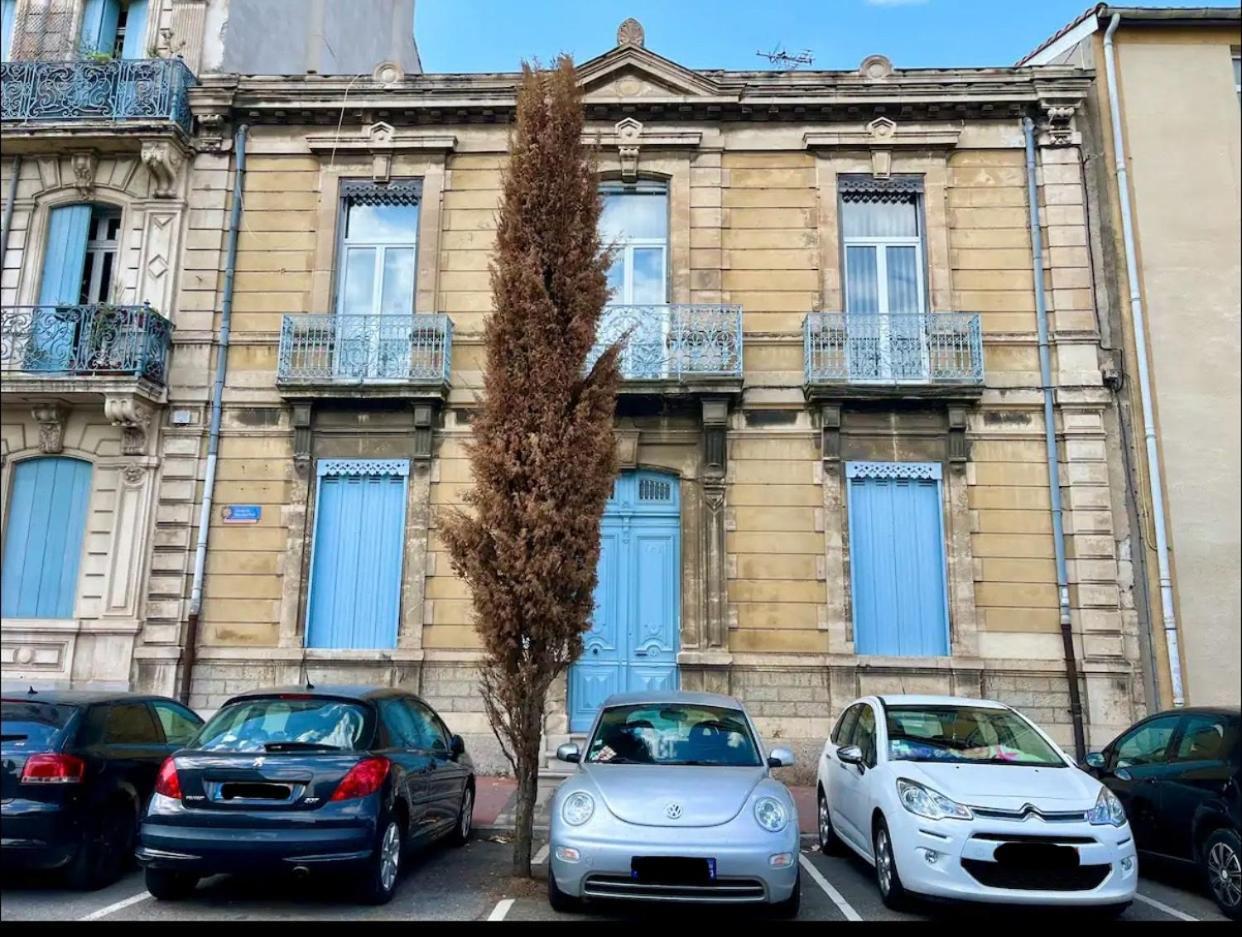 Appartement Du Forum,La Gare, 50 M2 , Climatisation, Garage, Cour Narbonne Luaran gambar